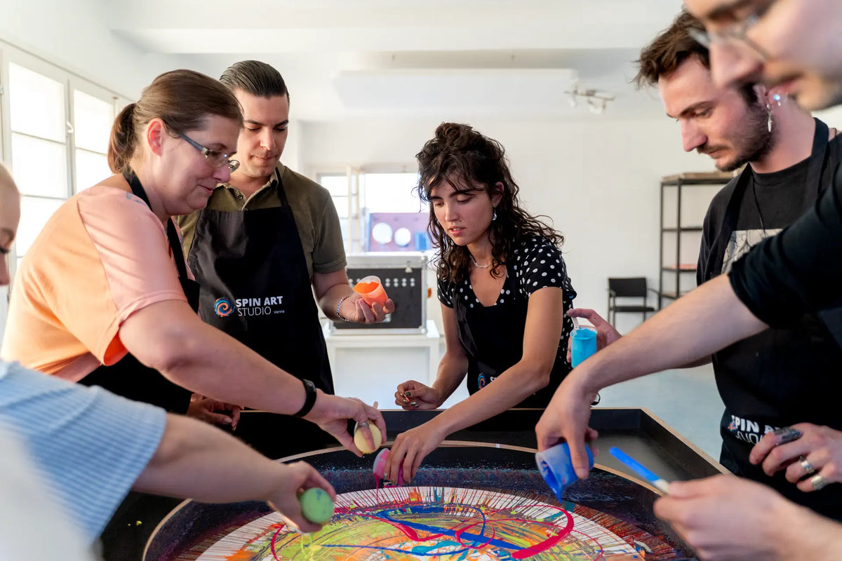 Spin Painting Session Wien